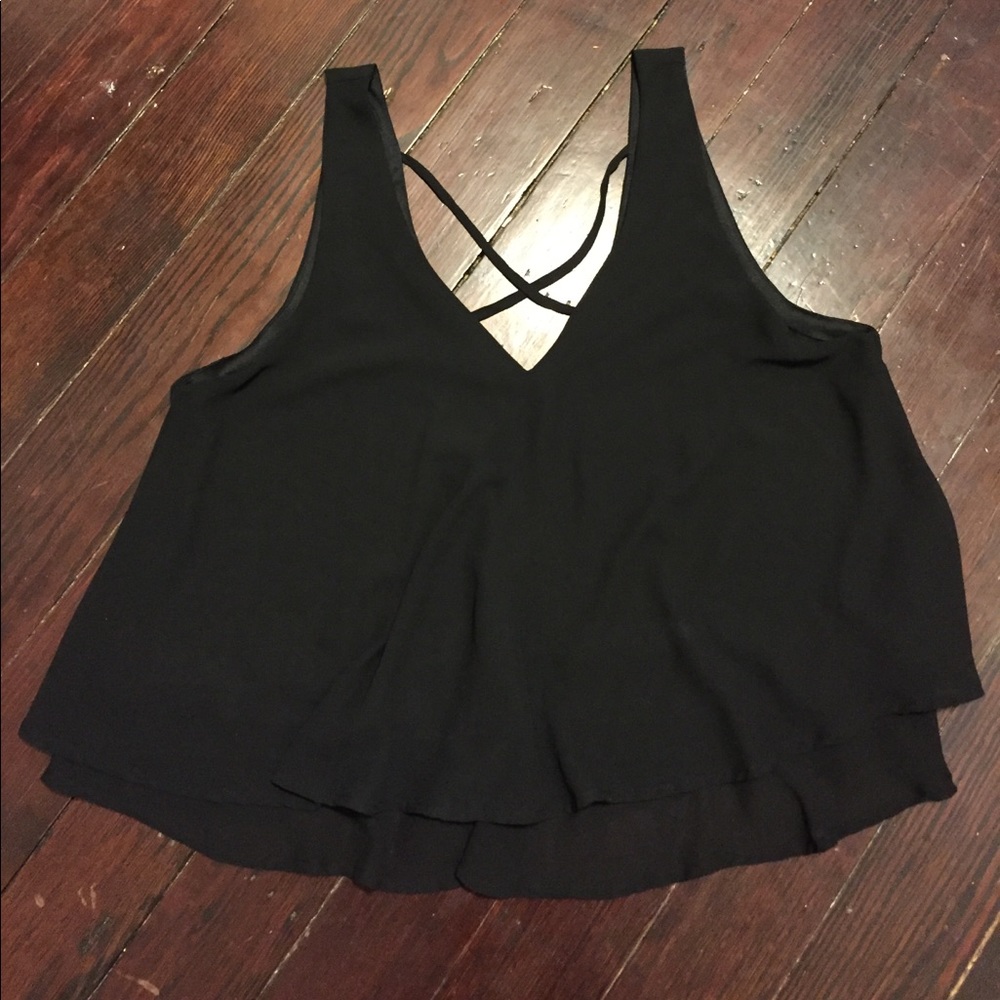 Lush black tank