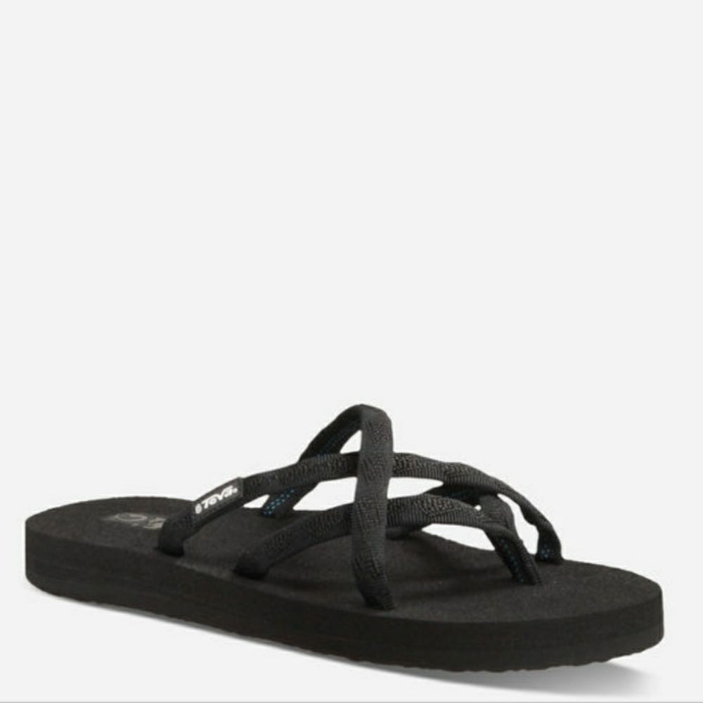 Black Teva Olowahu Sandals
