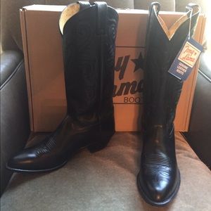 Tony Lama Black Pampas Boots