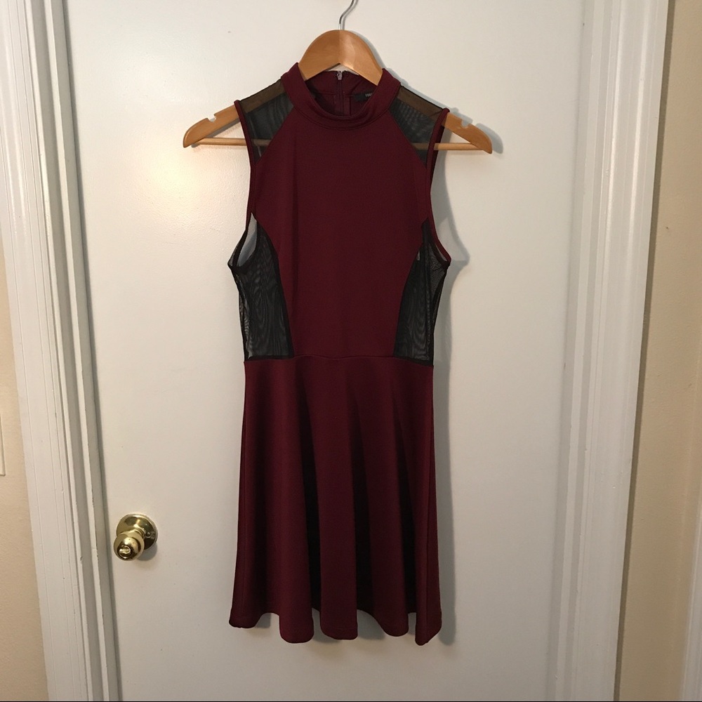 Red and black Forever 21 dress