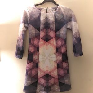 Multi colored mini dress