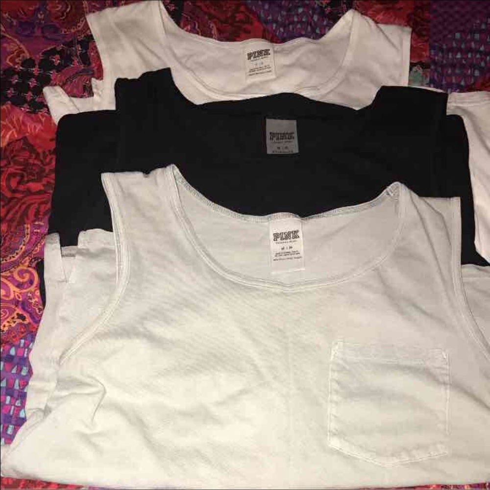 3 VS PINK tank bundle