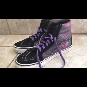 Vans Hightop Galaxy Skate Shoes