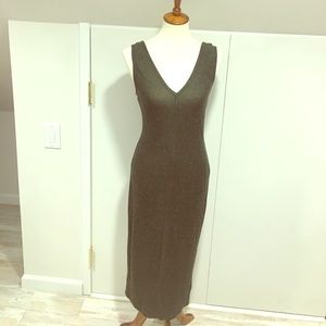 Forest Green light knit Maxi
