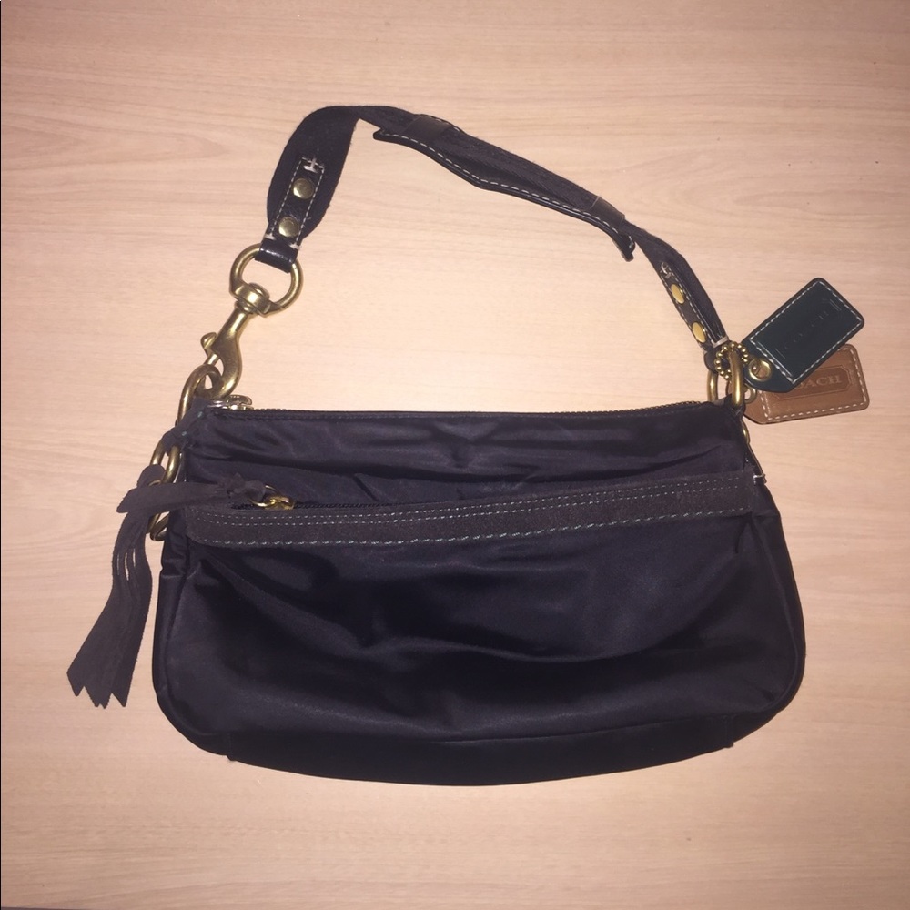 Black vintage coach bag