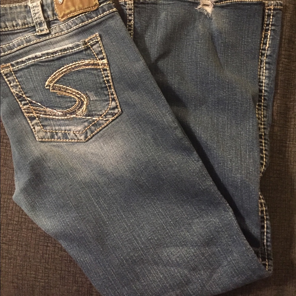 Silver jeans