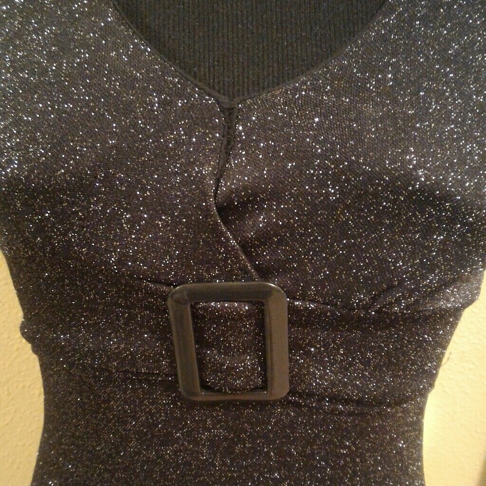 Halter Tie Strap Glitter Mini Party Cocktail Dress