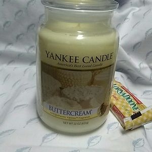 22 oz Yankee Candle, Butter Cream
