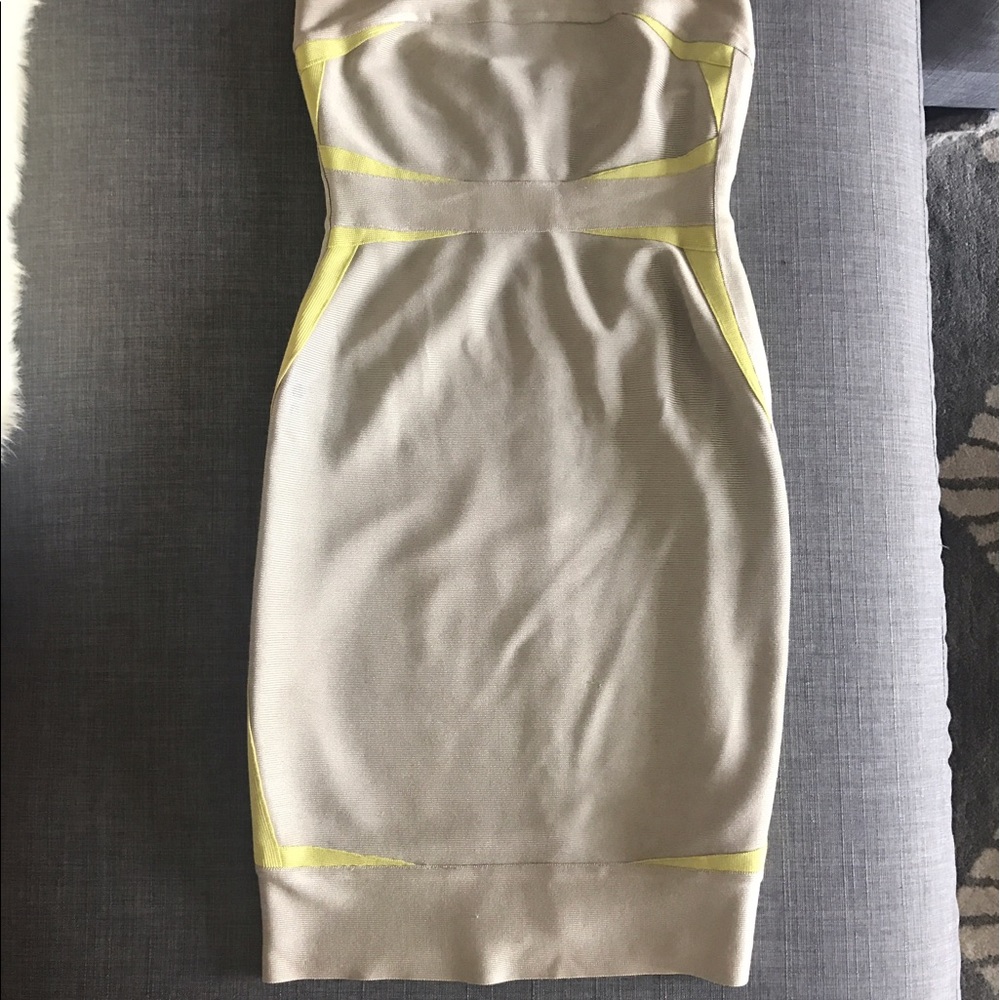 Strapless Herve Leger Dress (S)
