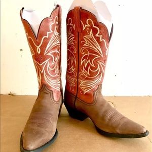 Ariat 15726 Coral/Brown Boots new sz 8.5