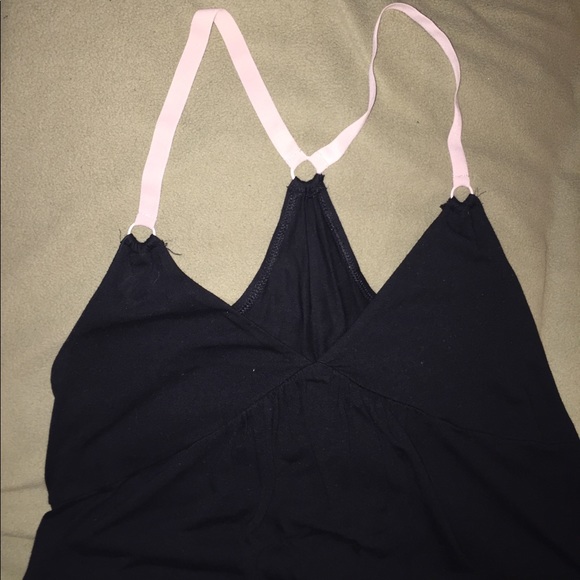 Soft Black Racerback Flowy Top - Picture 4 of 4