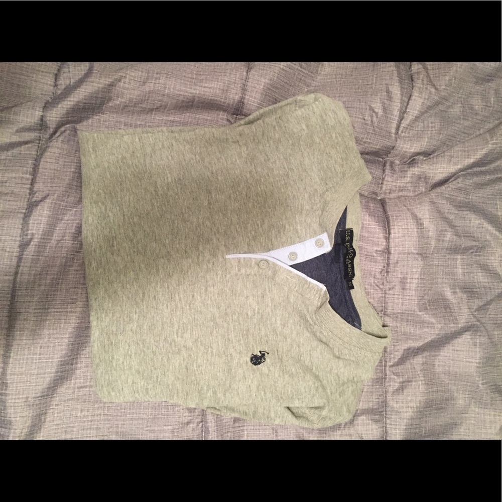 Men's U.S Polo henley.