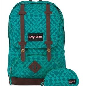Turqoise Aztec Jansport Backpack