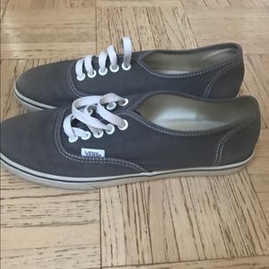 Gently worn gray vans! TODAY ONLY $25