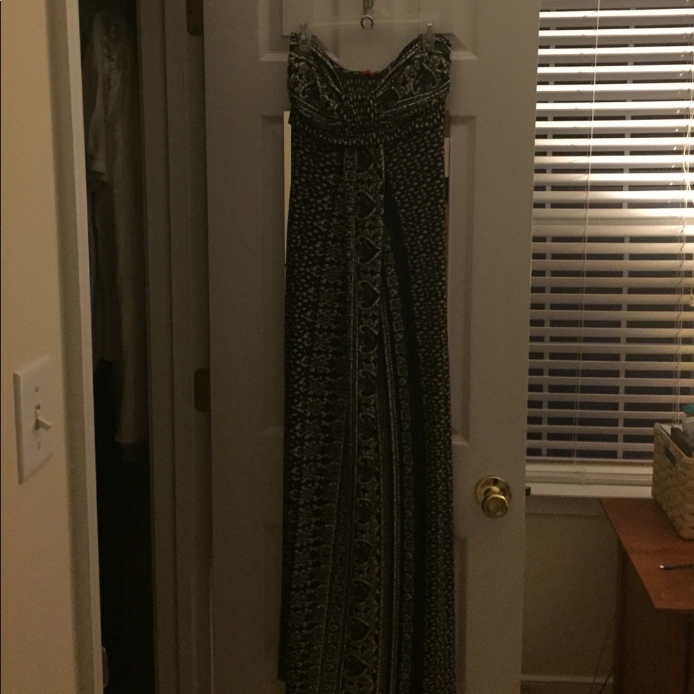 Size small strapless maxi dress