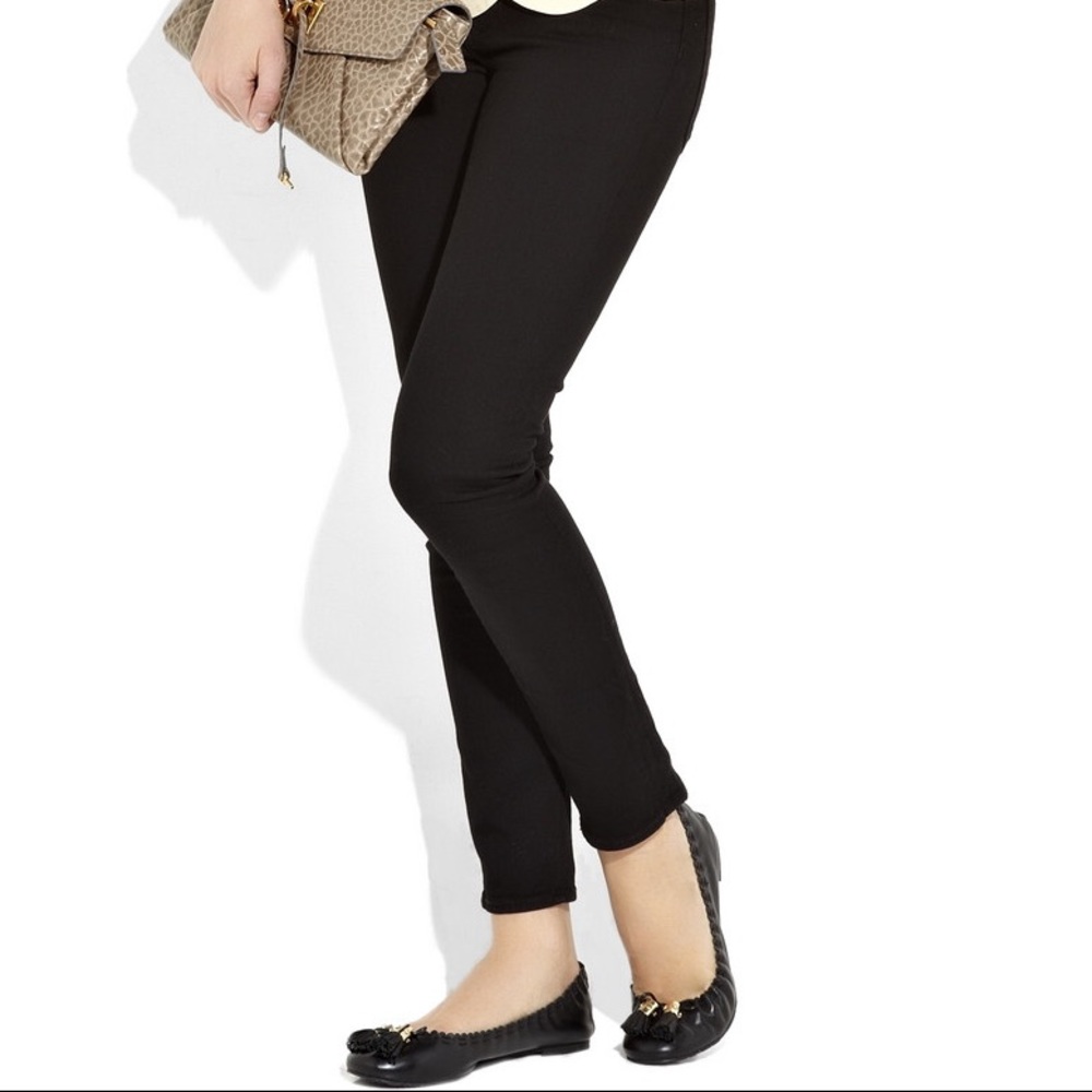 Tory Burch Reese Mestico Flats Black 8.5