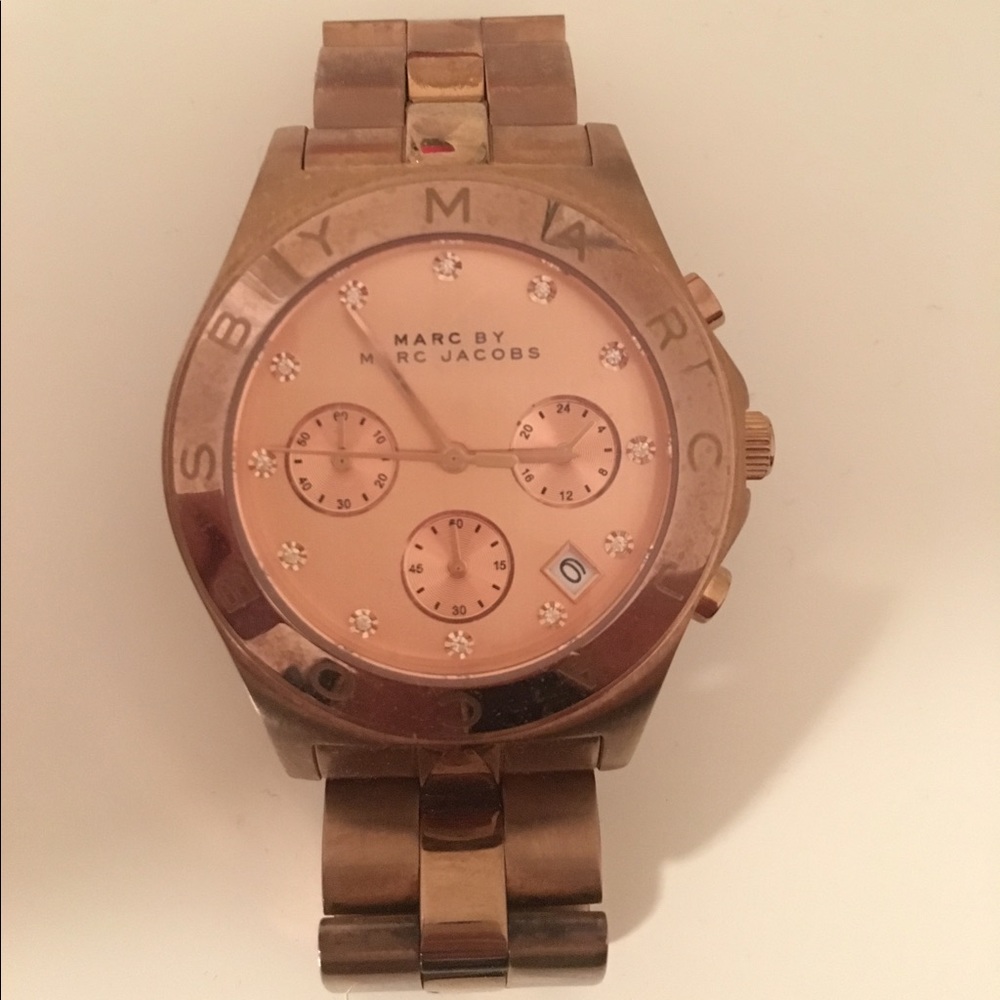 Marc Jacobs rose gold watch