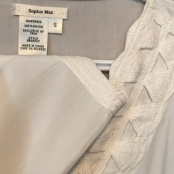 Sophie Max white top - Picture 3 of 3