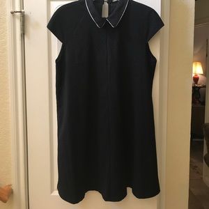 Peter Pan Collared Polka Dot Dress