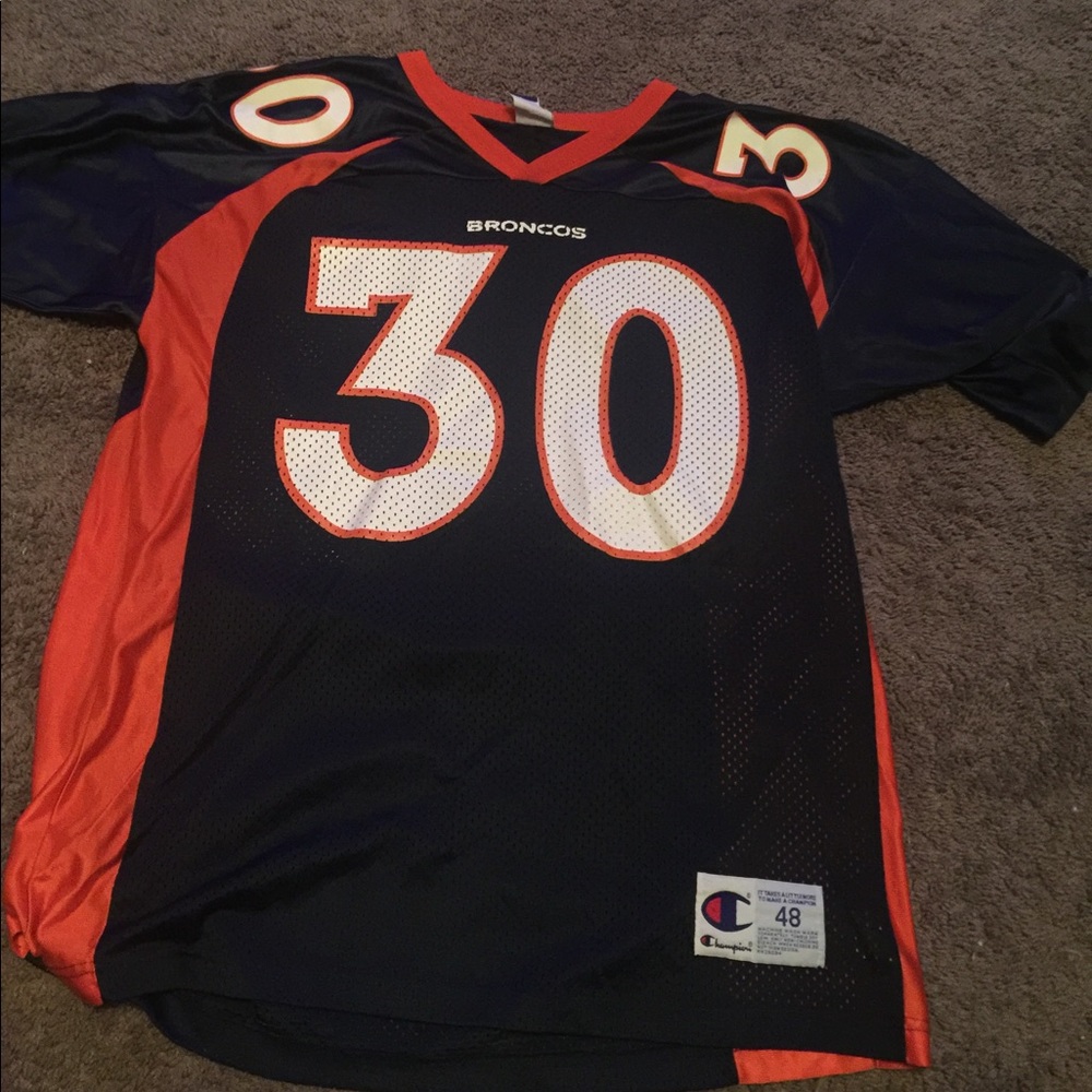 Terrell Davis Size 48 Champion Broncos Jersey