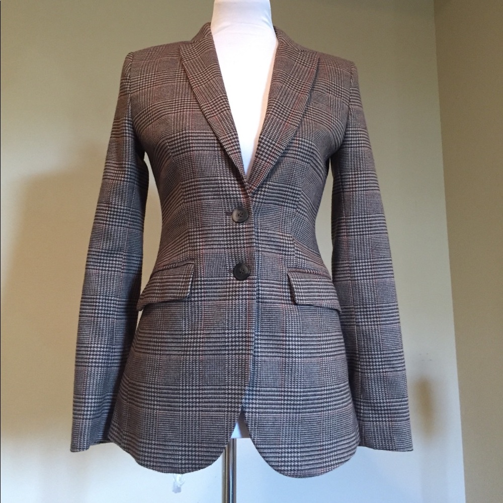 H&M wool fitted blazer S