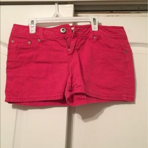 Pink shorts