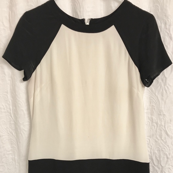 Banana Republic 100% Silk Shift Dress - sz 8 - Picture 2 of 6