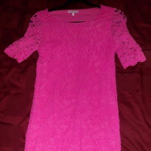 Hot pink summer dress