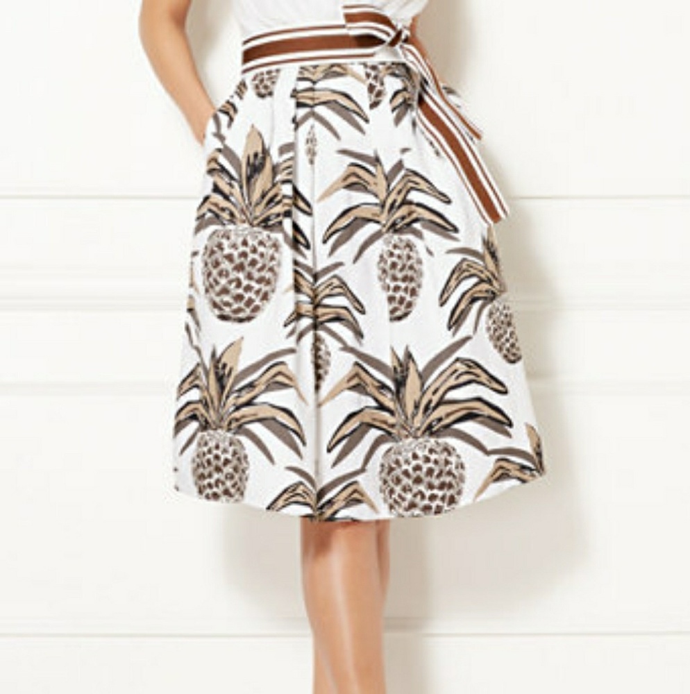 Eva Mendes Pineapple Skirt