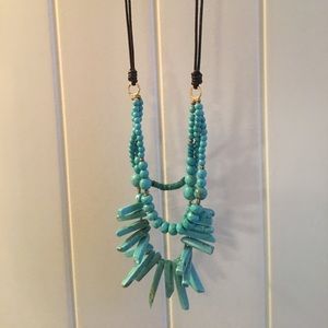 Turquoise anthro necklace
