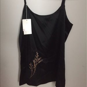 Silk Embroidered Tank