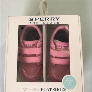 NEW Sperry Top-Sider My First Boat Shoes Size 4