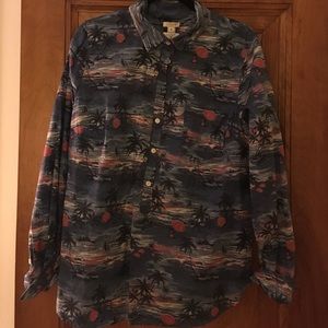 Jcrew Hawaiian button down