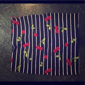 Cherry pinup rockabilly skirt summer