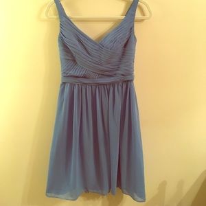 Corn flower blue David's Bridal dress