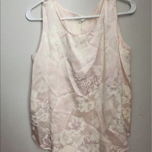 Embroidered Silk Tank
