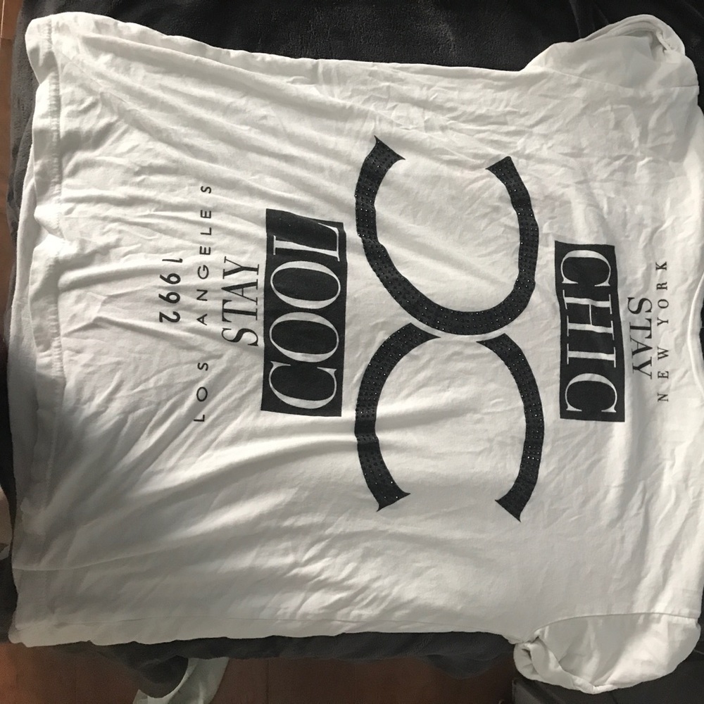 Forever 21 loose fit white shirt