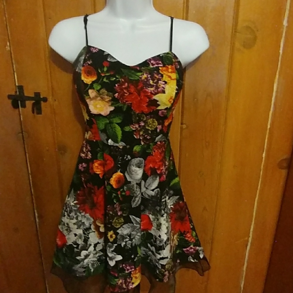 🌹Beautiful flower boho dress