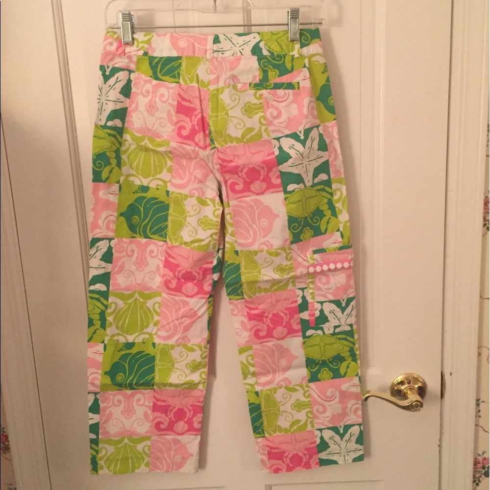 Lilly Pulitzer Patchwork Cargo Capris - image 2
