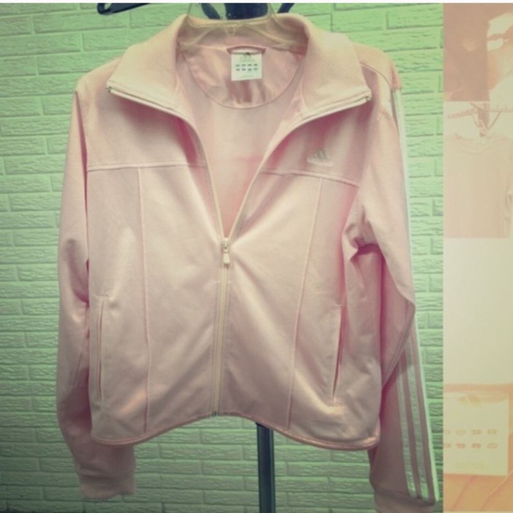 Vintage Rare Pink Adidas windbreaker