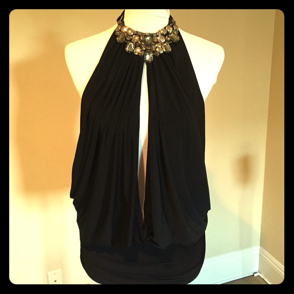 Sexy black mini dress that can be wore as a top S