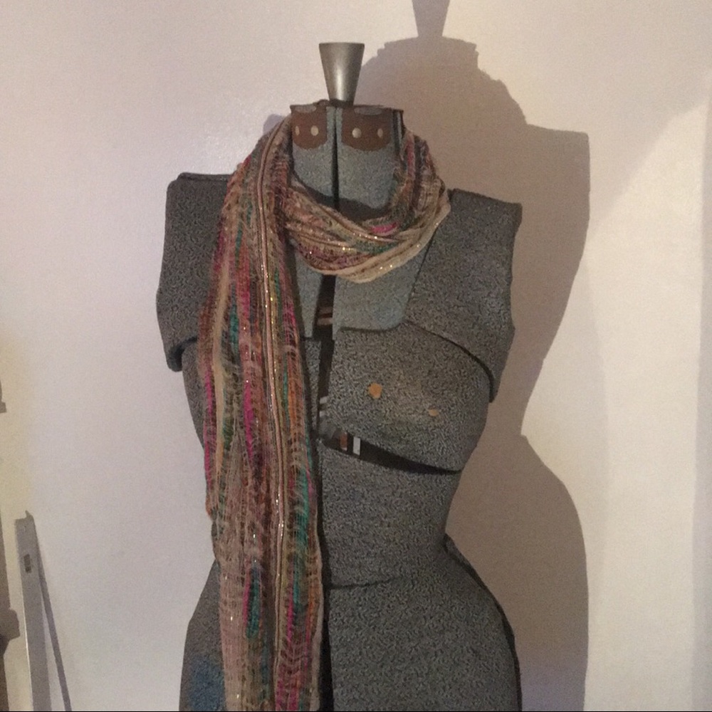 Earthy colorful and sparkly Scarf
