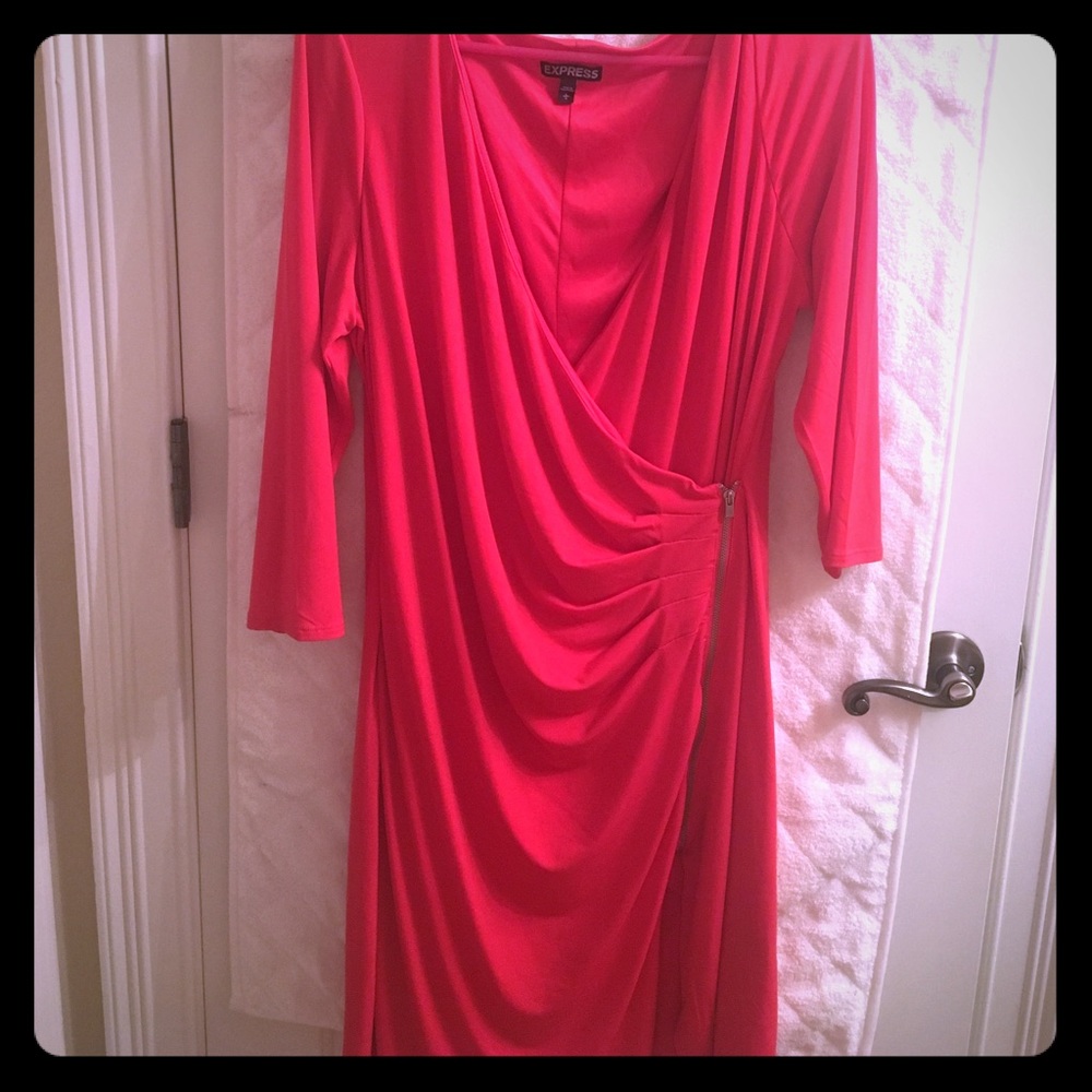 Sexy Fitted Express Zipper Dress!