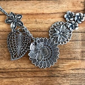 Sterling Silver Floral Necklace ✨