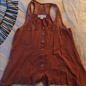 Forever 21 tank with lace