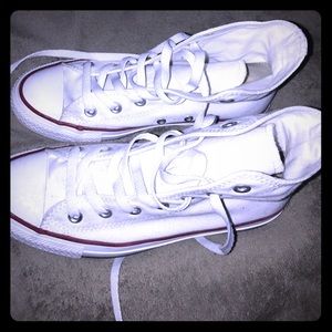 White High Top Converse