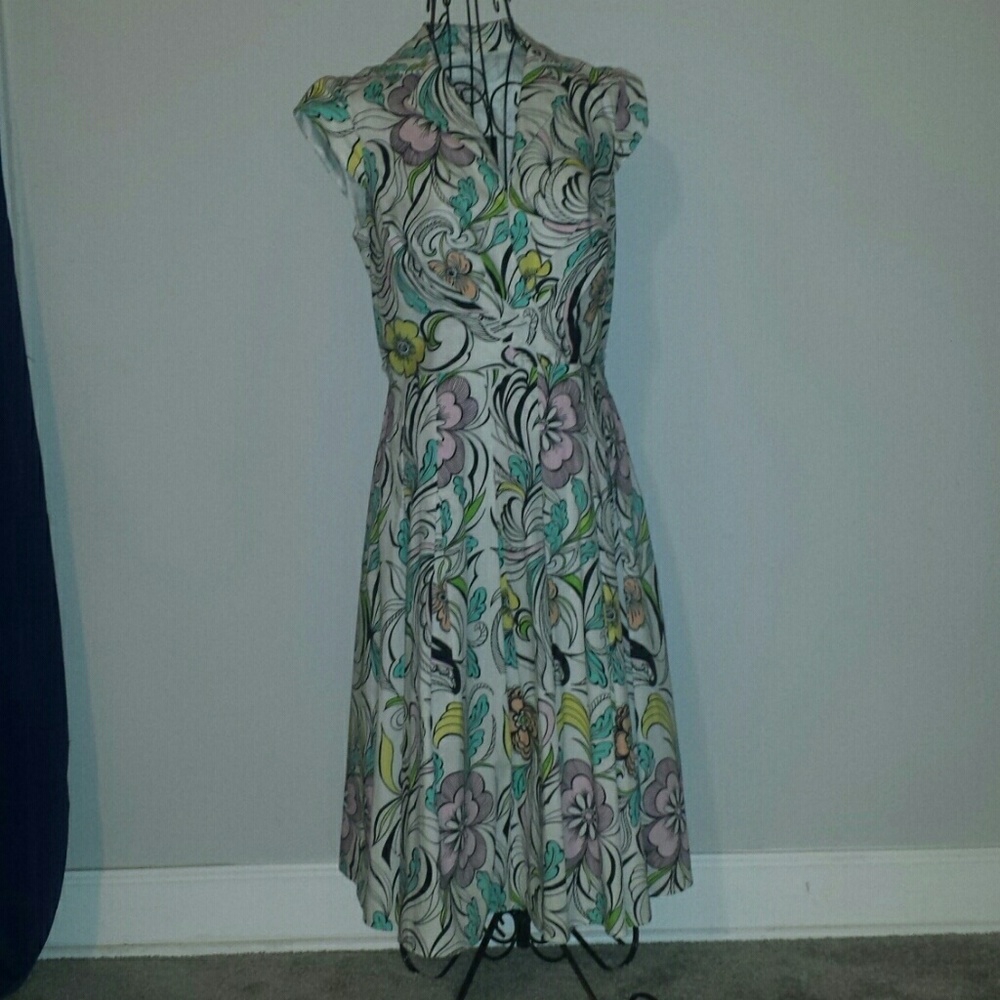 Vintage inspired retro dress rockabilly