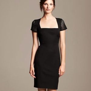 Banana Republic Black Mini Dress sz 10P