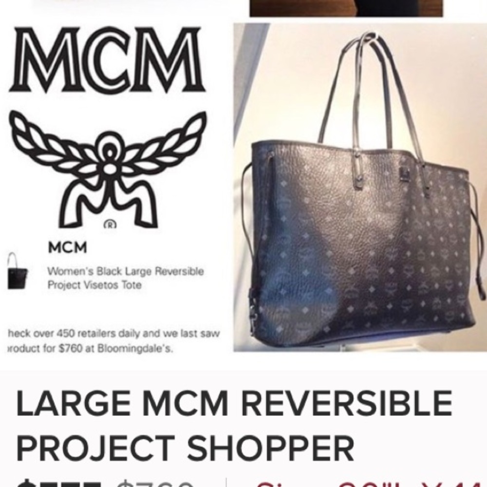 🖤🖤 Large MCM reversible project shopper 🖤🖤