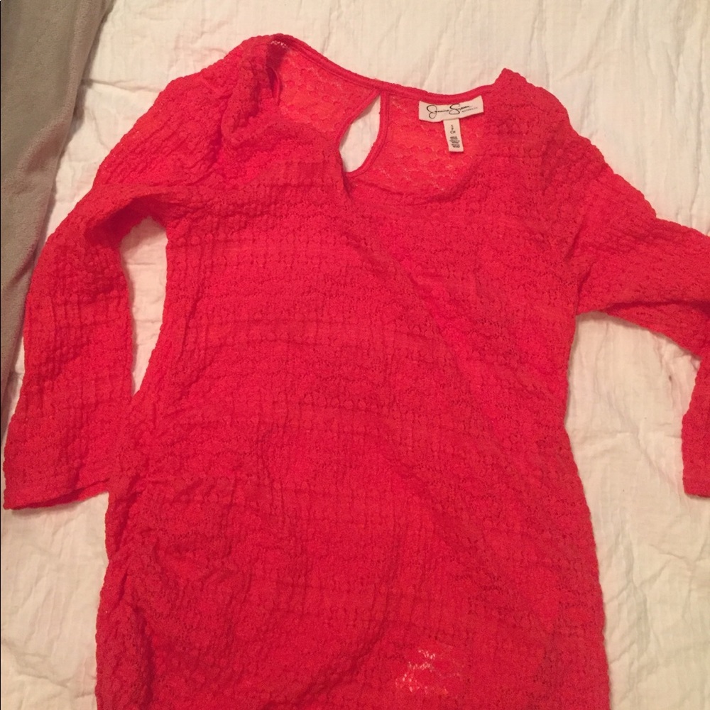 Lace maternity shirt